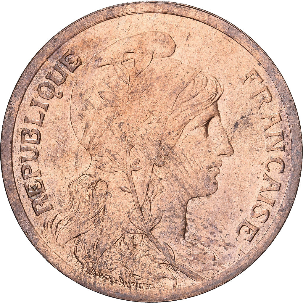 Francia, 10 Centimes, Dupuis, 1916, Madrid, Bronce, EBC+, Gadoury:277