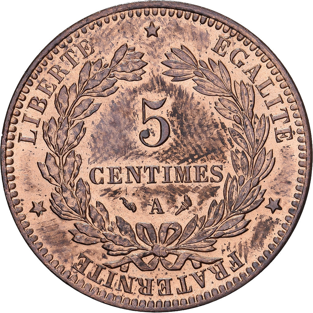 France, 5 Centimes, Cérès, 1897, Paris, Bronze, SPL, Gadoury:157a