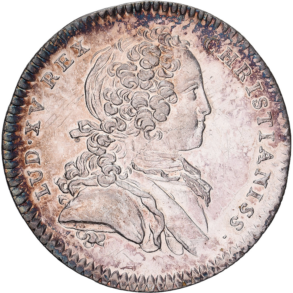 França, Token, Luís XV, Ville d'Angers, Prata, MS(63)