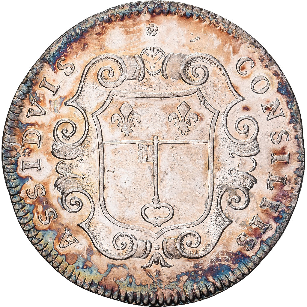 França, Token, Luís XV, Ville d'Angers, Prata, MS(63)