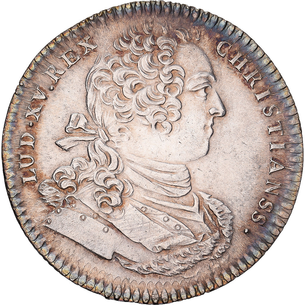 France, Token, Louis XV, Ordinaire des Guerres, 1757, Silver, MS(63)