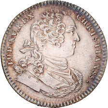 France, Token, Louis XV, Ordinaire des Guerres, 1757, Silver, MS(63)