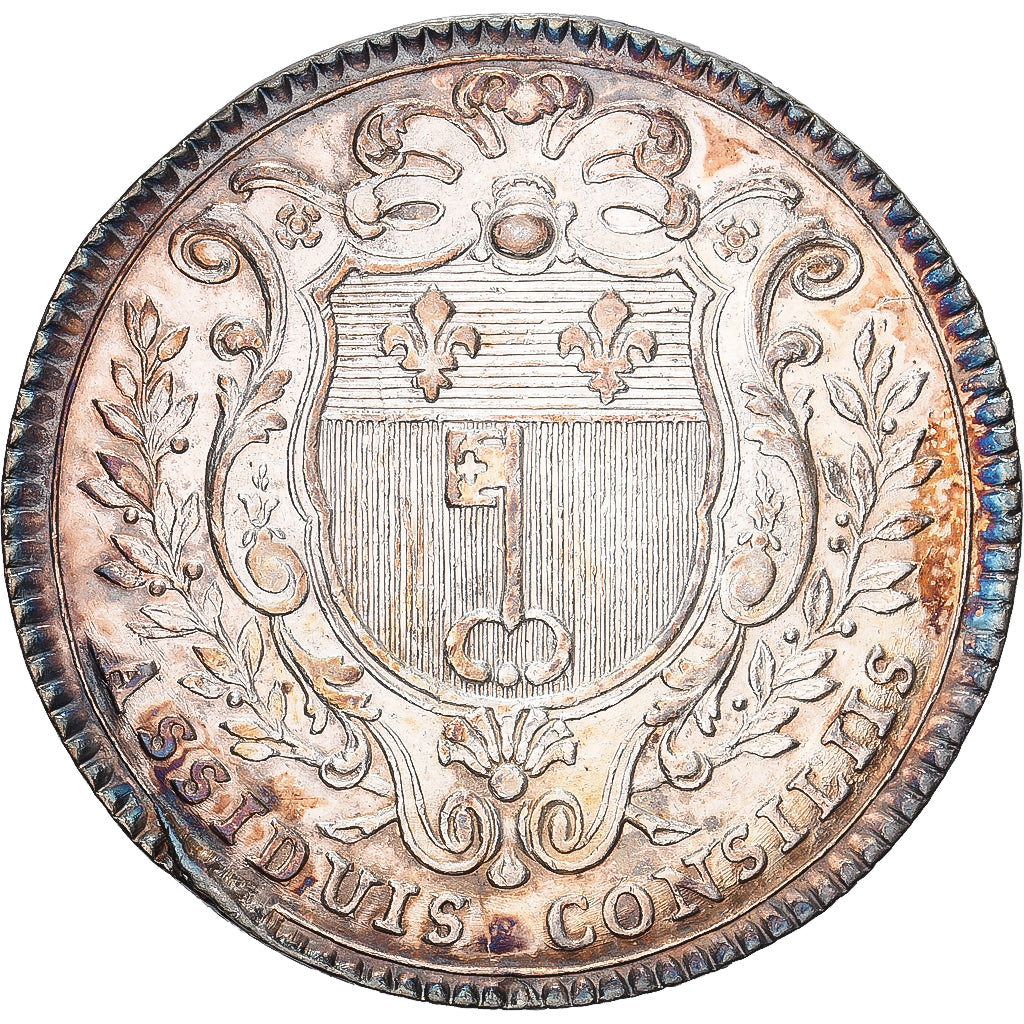 França, Token, Luís XV, Anjou, Noblesse, Ville d'Angers, Prata, MS(63)