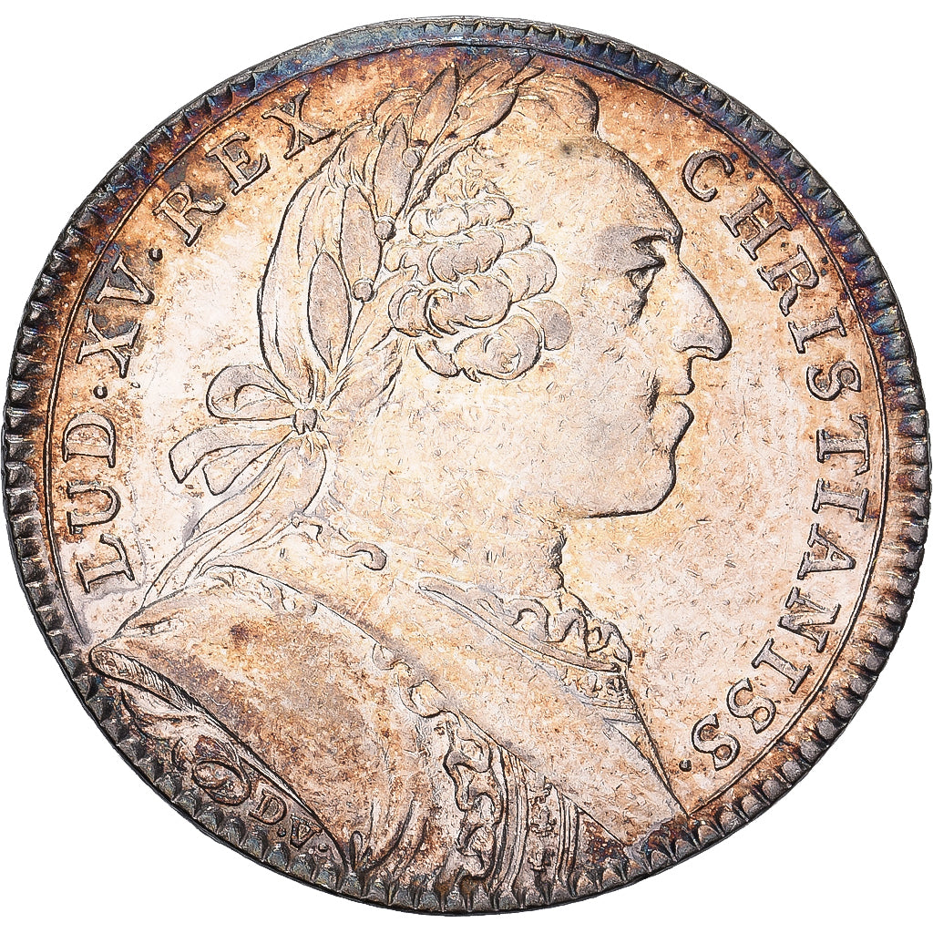 Francia, zeton, Louis XV, Anjou, Noblesse, Ville d'Angers, Plata, SC