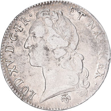 France, Louis XV, Écu au bandeau, 1765, Reims, Extremely rare, Silver