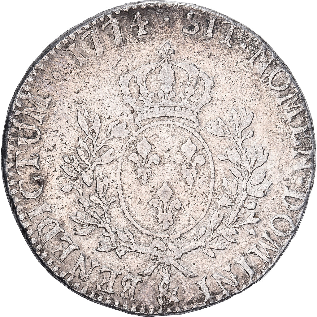 Frankreich, Louis XV, Écu à la vieille tête, 1774, Aix-en-Provence, Silber