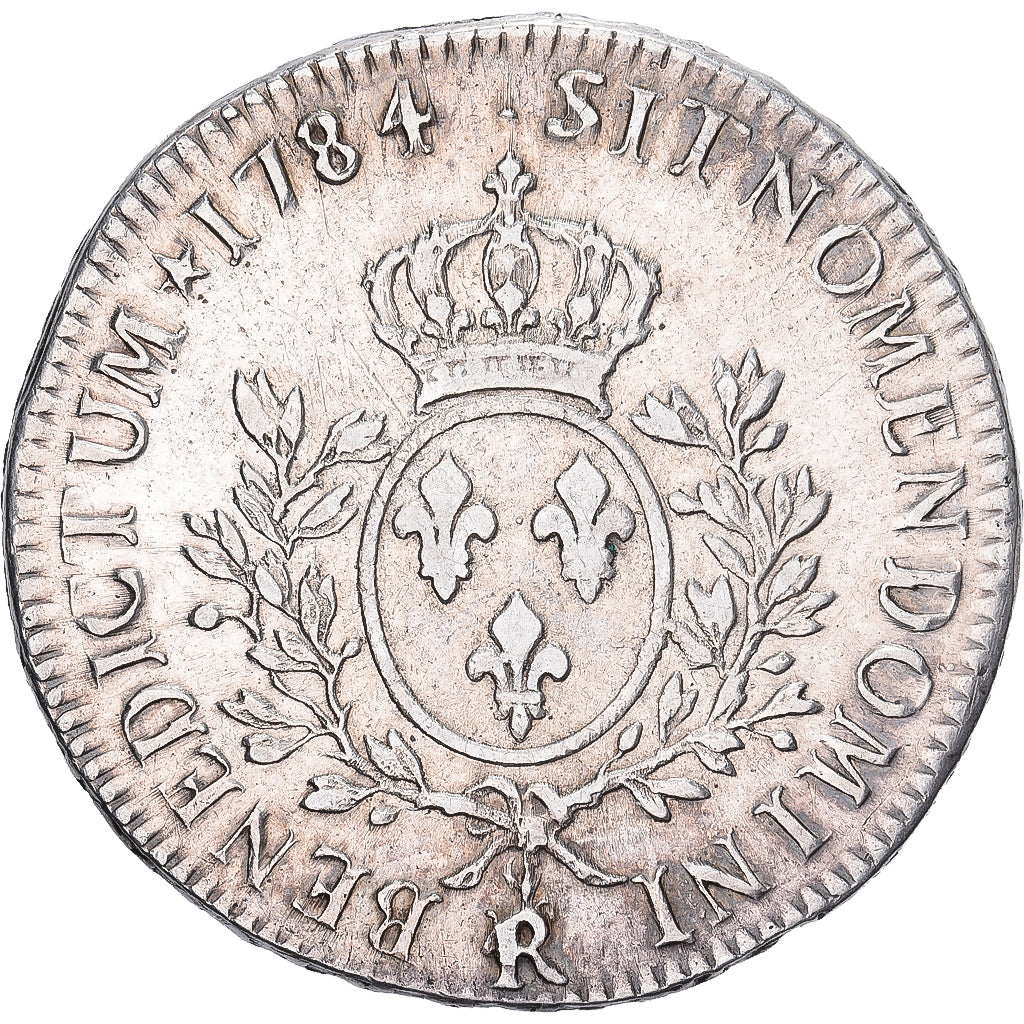 Francia, Louis XVI, Ecu aux branches d'olivier, 1784, Orléans, Argento, MB+
