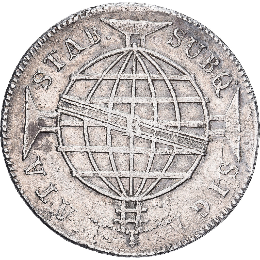 Brasile, João VI, 960 Reis, 1814, Bahia, Argento, BB, KM:307.1