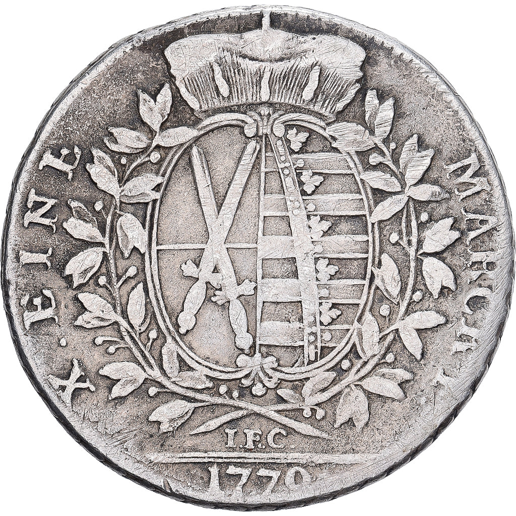 Électorat de Saxe, Frédéric-Auguste III, 1 Conventionsthaler, 1770, Dresde