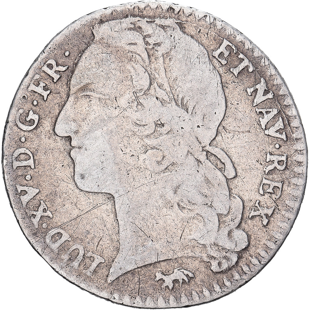 Frankrijk, Louis XV, 1/10 Écu au bandeau, 1746, Paris, Zilver, FR+, Gadoury:292