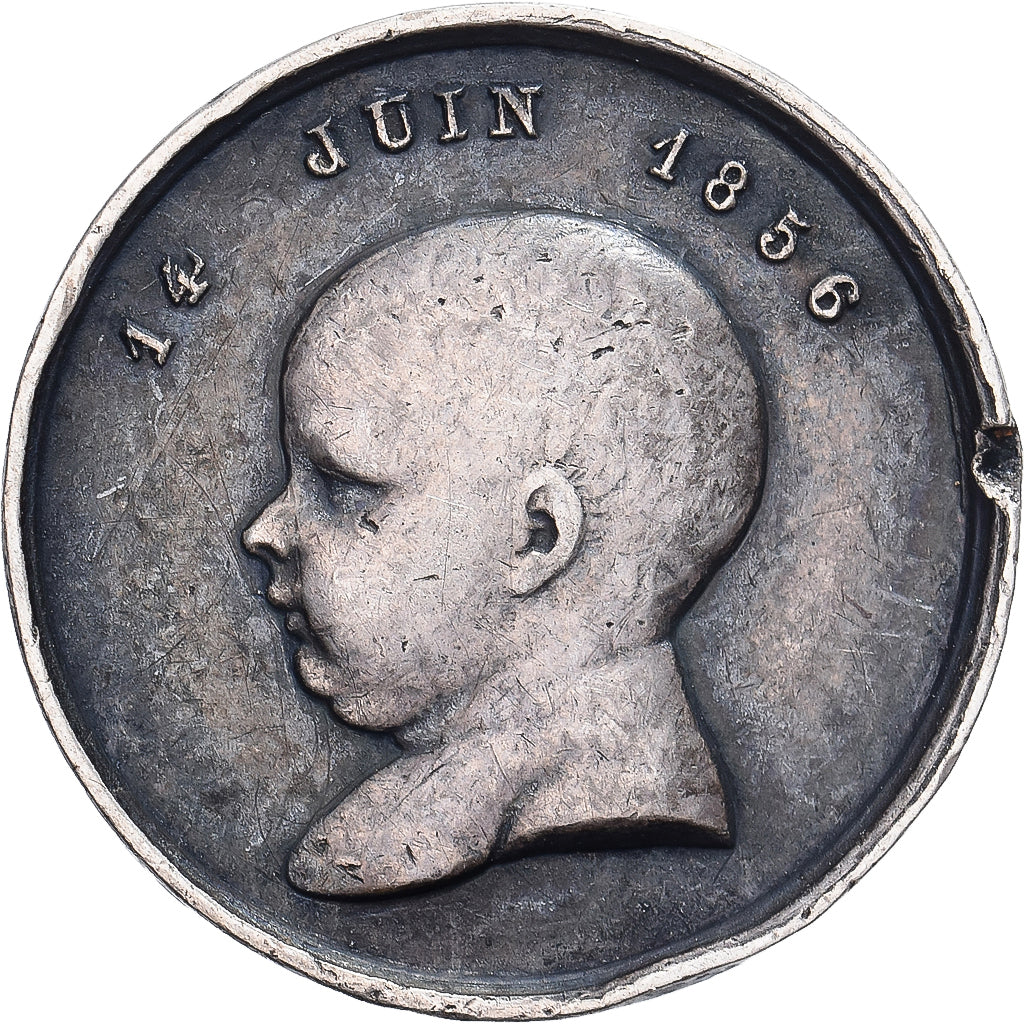 France, Quinaire, Napoleon III and Eugenie, Naissance de Napoléon IV, 1856