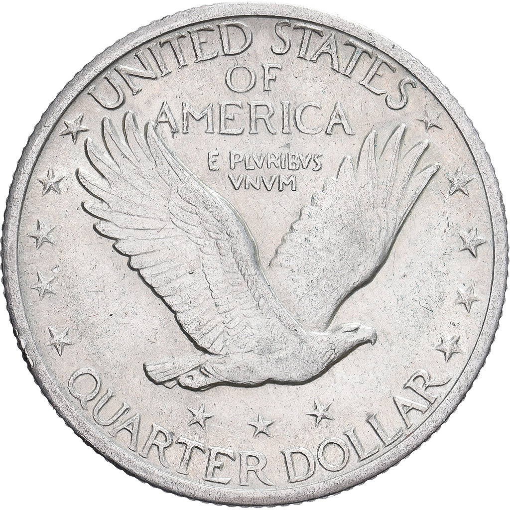 Estados Unidos, Standing Liberty Quarter, 1918, Philadelphia, Plata, MBC+