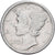United States, Mercury Dime, 1917, San Francisco, Silver, AU(55-58), KM:140