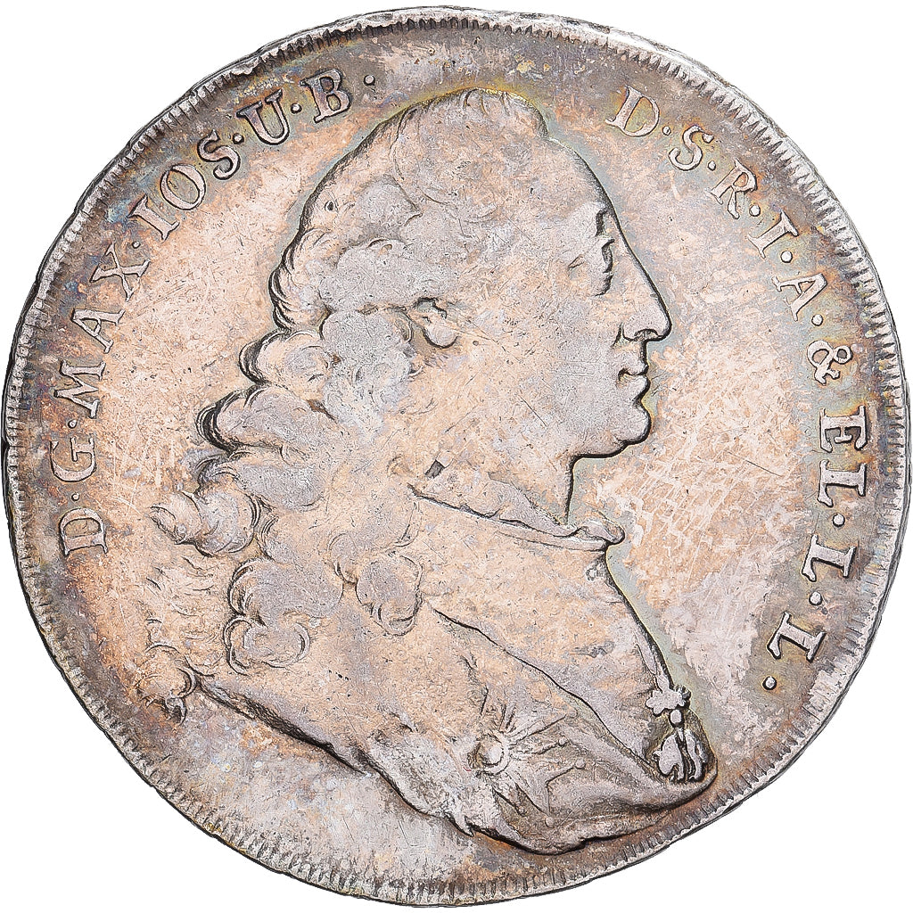 Electorate of Bavaria, Maximilian III, Josef, 1/2 Thaler, 1774, Munich, Zilver