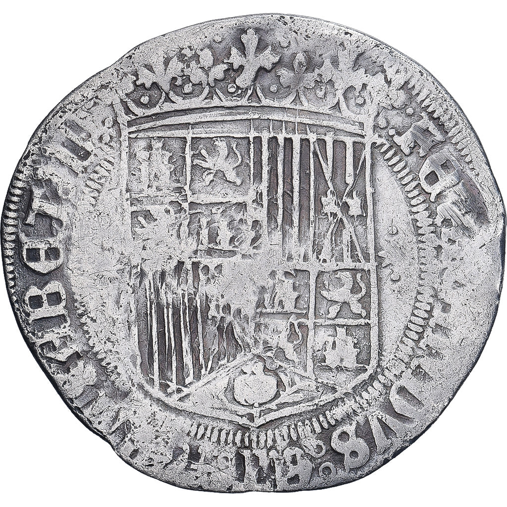 Spain, Ferdinand & Isabella, 1 Réal, 1497-1566, Seville, Silver, EF(40-45)
