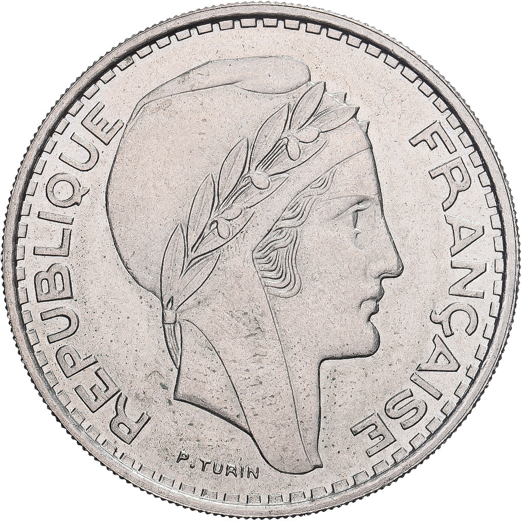 Algeria, 100 Francs, Turin, 1950, Paris, Pattern, Cupronickel, MS(63), KM:E3