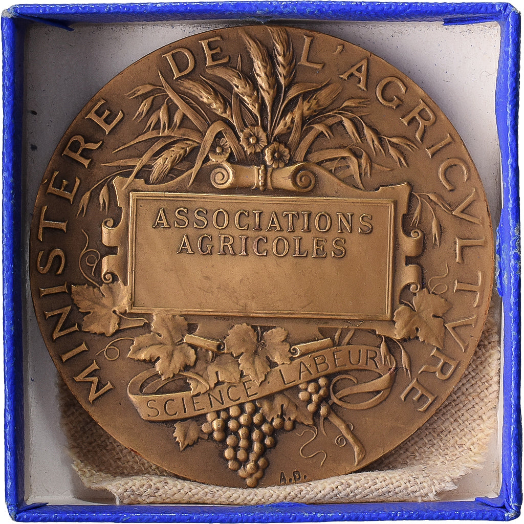 França, medalha, Agriculture, Associations Agricoles, Bronze, Dubois.A