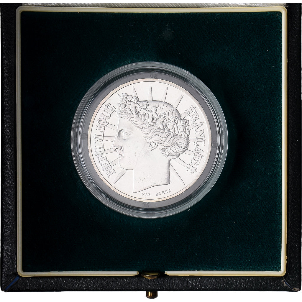 France, 100 Francs, Fraternité, 1988, MDP, Piéfort, BU, Argent, FDC, KM:P999