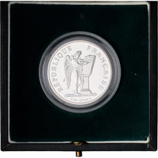 France, 100 Francs, Droits de l'Homme, 1989, MDP, Piéfort, BU, Argent, FDC