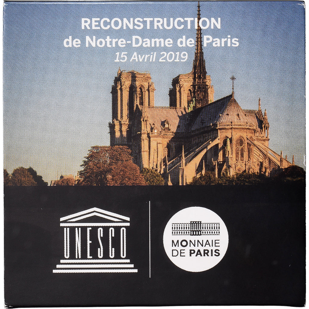 Frankreich, 10 Euro, Notre-Dame de Paris, PP, 2019, MDP, Silber, STGL