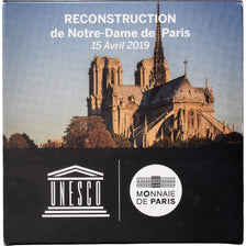 Francia, 10 Euro, Notre-Dame de Paris, Prueba, 2019, MDP, Plata, FDC