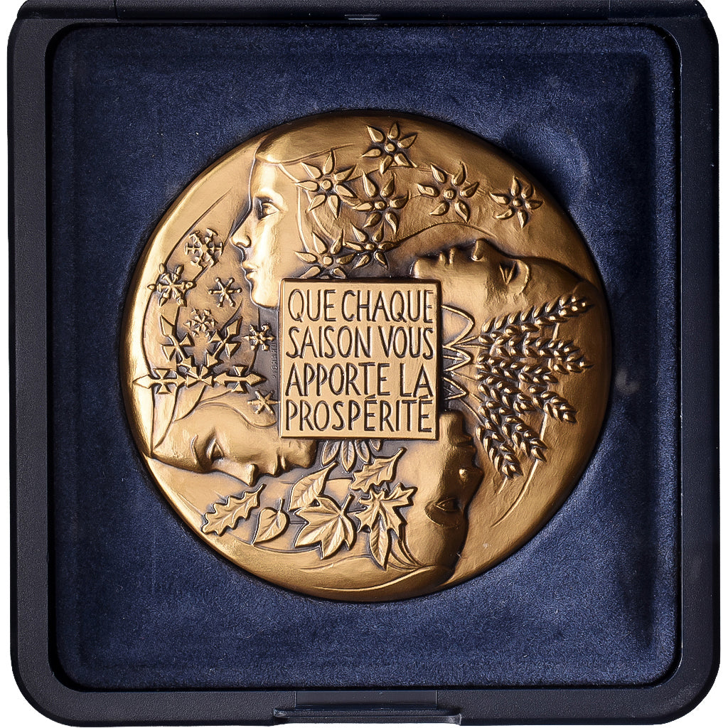 Frankreich, Medaille, 1989, Bronze Florentin, Pichard, VZ