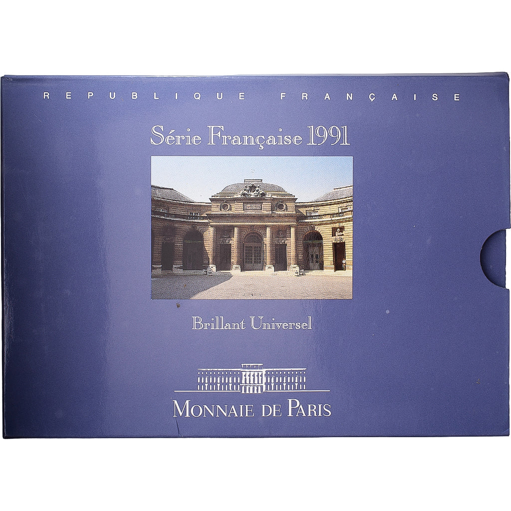 França, Coffret 1 c. à 10 frs., 1991, MDP, BU, N/D, MS(65-70)
