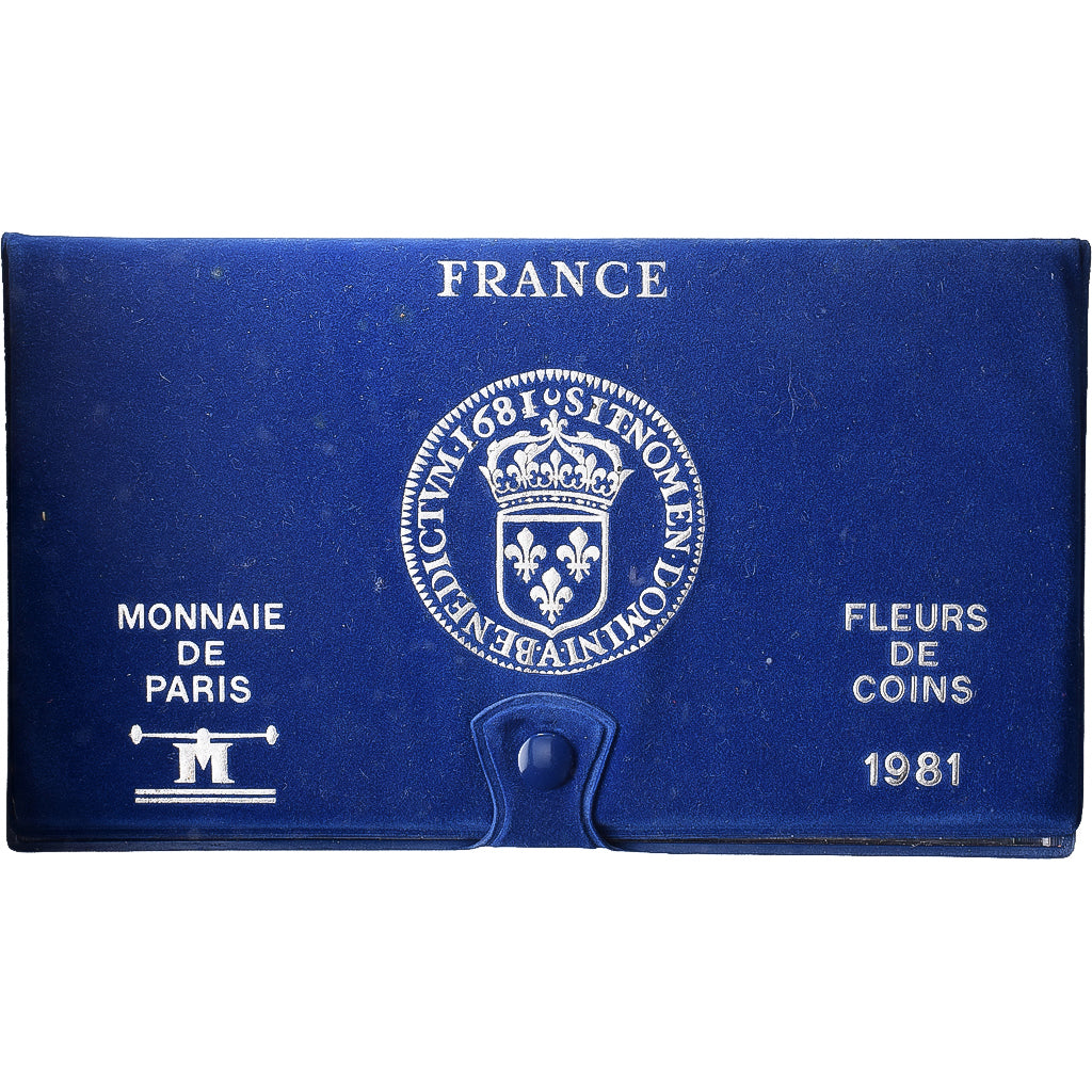 França, Coffret 1 c. à 10 frs., 1981, MDP, série FDC, N/D, MS(65-70)