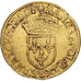 Frankrijk, Henri III, Écu d'or au soleil, 1578, Rouen, Goud, ZF+, Gadoury:504