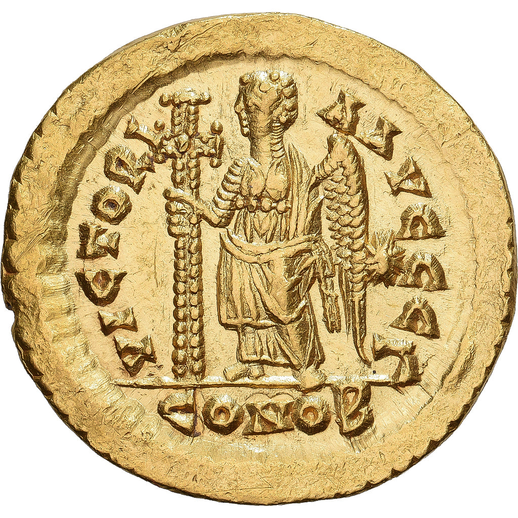 Marcian, Solidus, 450-457, Constantinople, Or, SPL, RIC:510