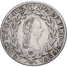 Austria, Joseph II, 20 Kreuzer, 1785, Silver, VF(30-35), KM:2069