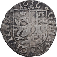 Canton of Geneva, 3 Sols, 1636, Geneva, Silver, VF(20-25), KM:23