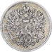 Finlandia, Nicholas II, 25 Penniä, 1907, Helsinki, Plata, MBC, KM:6