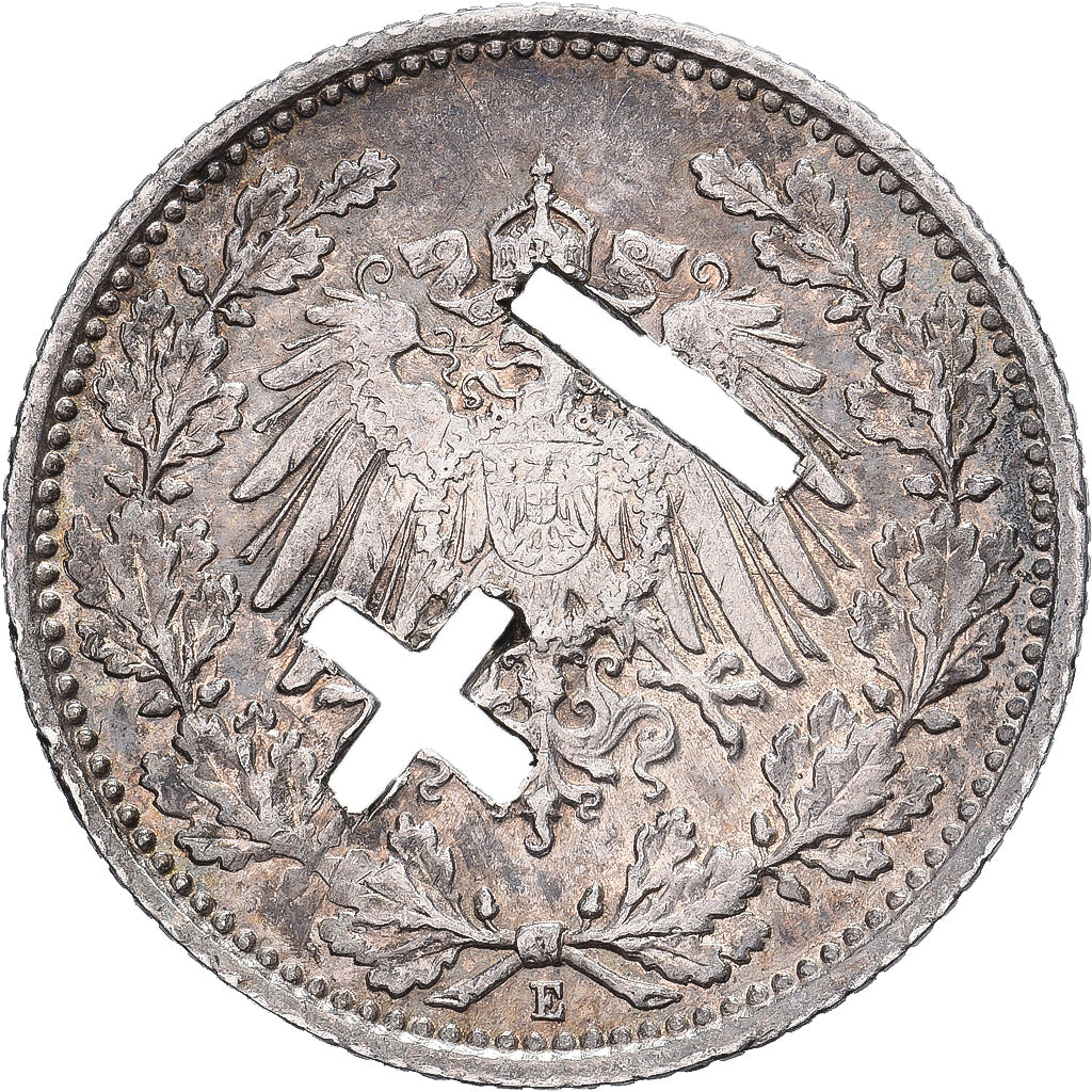 France, Medal, Médaille de mariage, Silver, Transformed, AU(55-58)