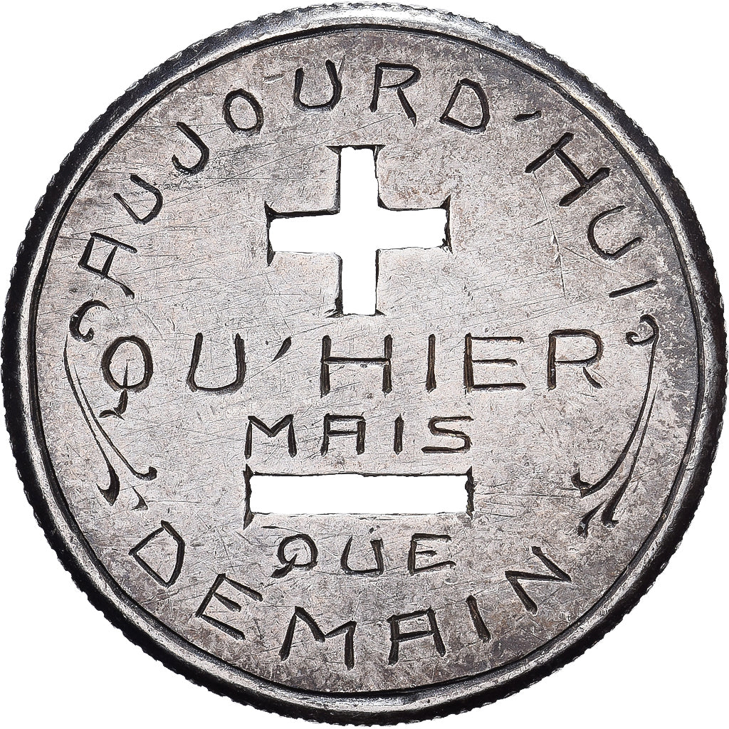 France, Medal, Médaille de mariage, Silver, Transformed, AU(55-58)