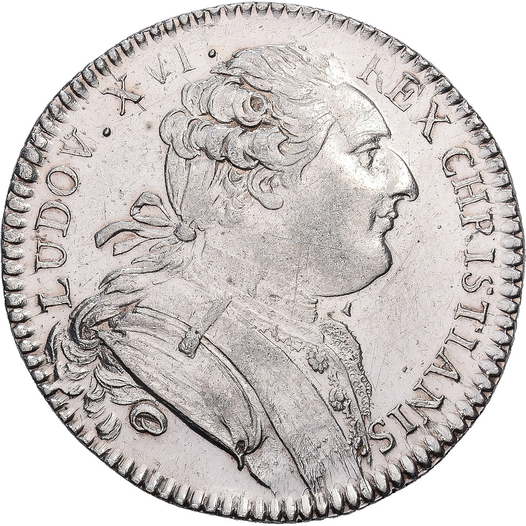 Francia, ficha, Louis XVI, Extraordinaire des Guerres, 1777, Argento, SPL-