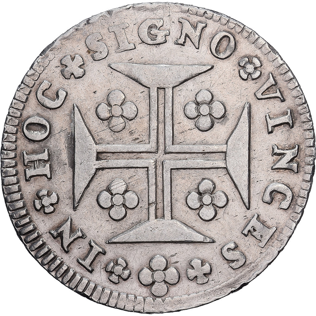 Portugal, Jose I, 200 Reis, 1752, Lisbon, Plata, MBC, KM:247.2