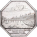 France, Token, Les trois ponts en fer sur la Seine, 1800, Silver, AU(55-58)