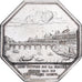 França, Token, Les trois ponts en fer sur la Seine, 1800, Prata, AU(55-58)