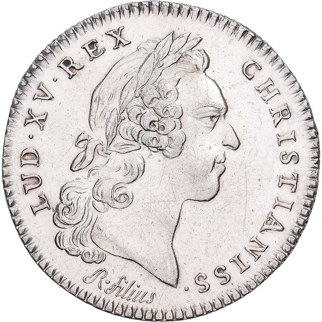 France, Token, Louis XV, Les payeurs des rentes, 1748, Silver, AU(55-58)