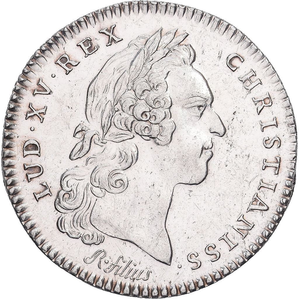 France, Token, Louis XV, Les payeurs des rentes, 1748, Silver, AU(55-58)