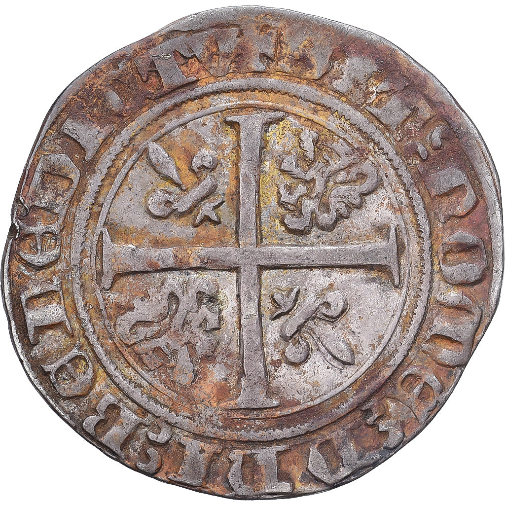 Duchy of Burgundy, Jean sans Peur, Grand blanc, 1404-1419, Auxonne, Bilon