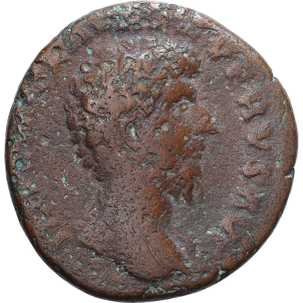 Roman Empire, Lucius Verus, As, 161, Rome, Bronzo, B+, RIC:1288