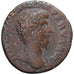 Roman Empire, Lucius Verus, As, 161, Rome, Bronzo, B+, RIC:1288