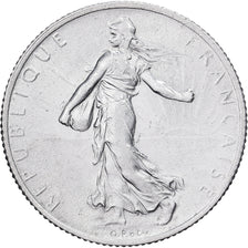 France, 2 Francs, Semeuse, 1914, Castelsarrasin, Silver, MS(60-62), Gadoury:532