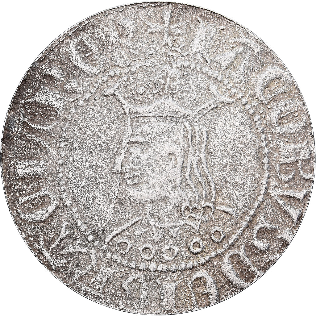 Francja, Denier à épouser, Srebro, Ponowne bicie, MS(63)