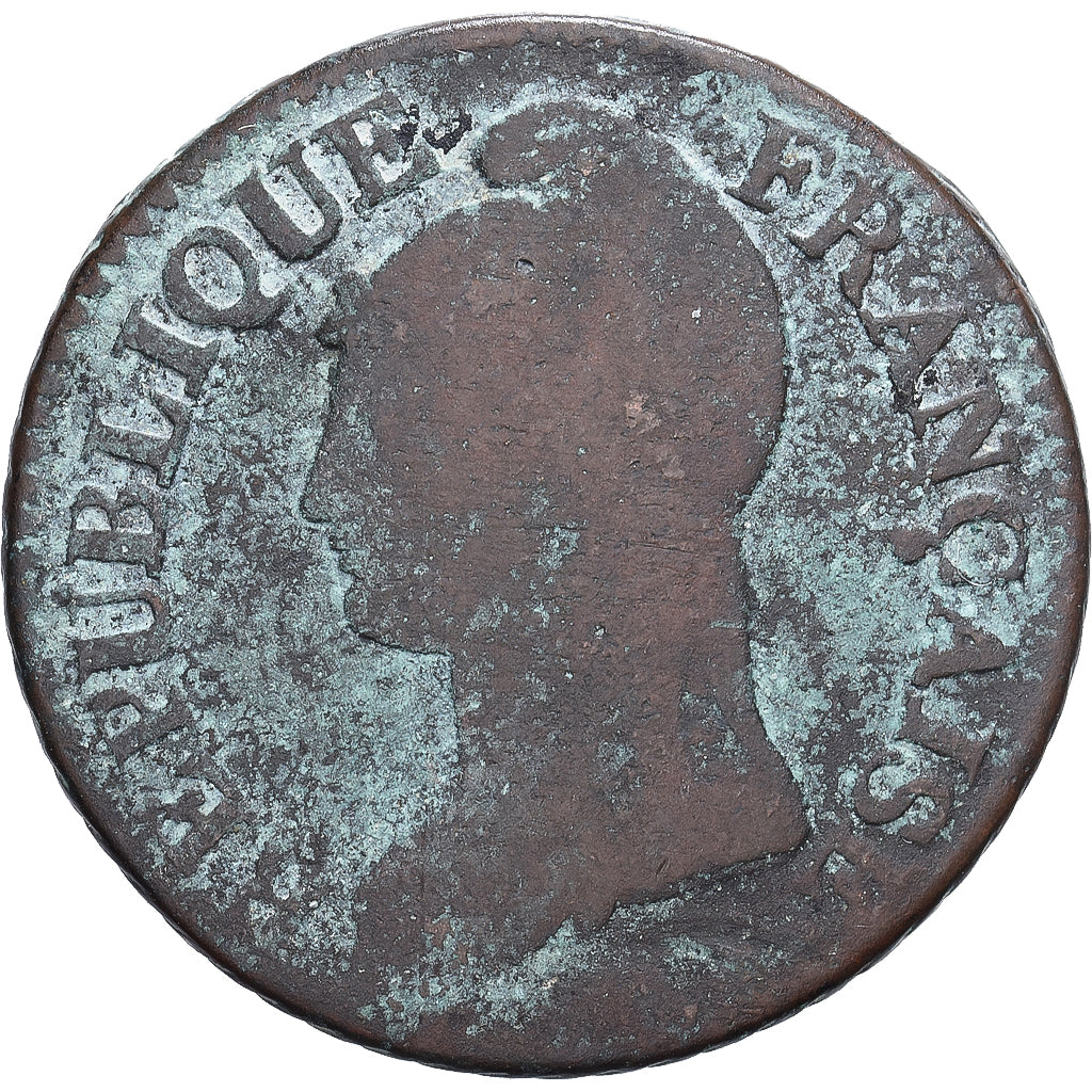 France, 5 Centimes, Dupré, Paris, Bronze, B+, Gadoury:126