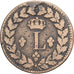 France, Louis XVIII, 1 Décime, 1815, Strasbourg, Bronze, TB, Gadoury:196d