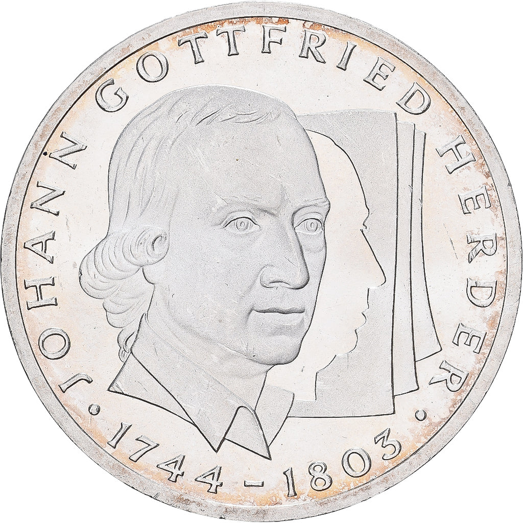 Germany, 10 Deutsche Mark, Gottfried Keller, 1994, Karlsruhe, Silver, MS(63)
