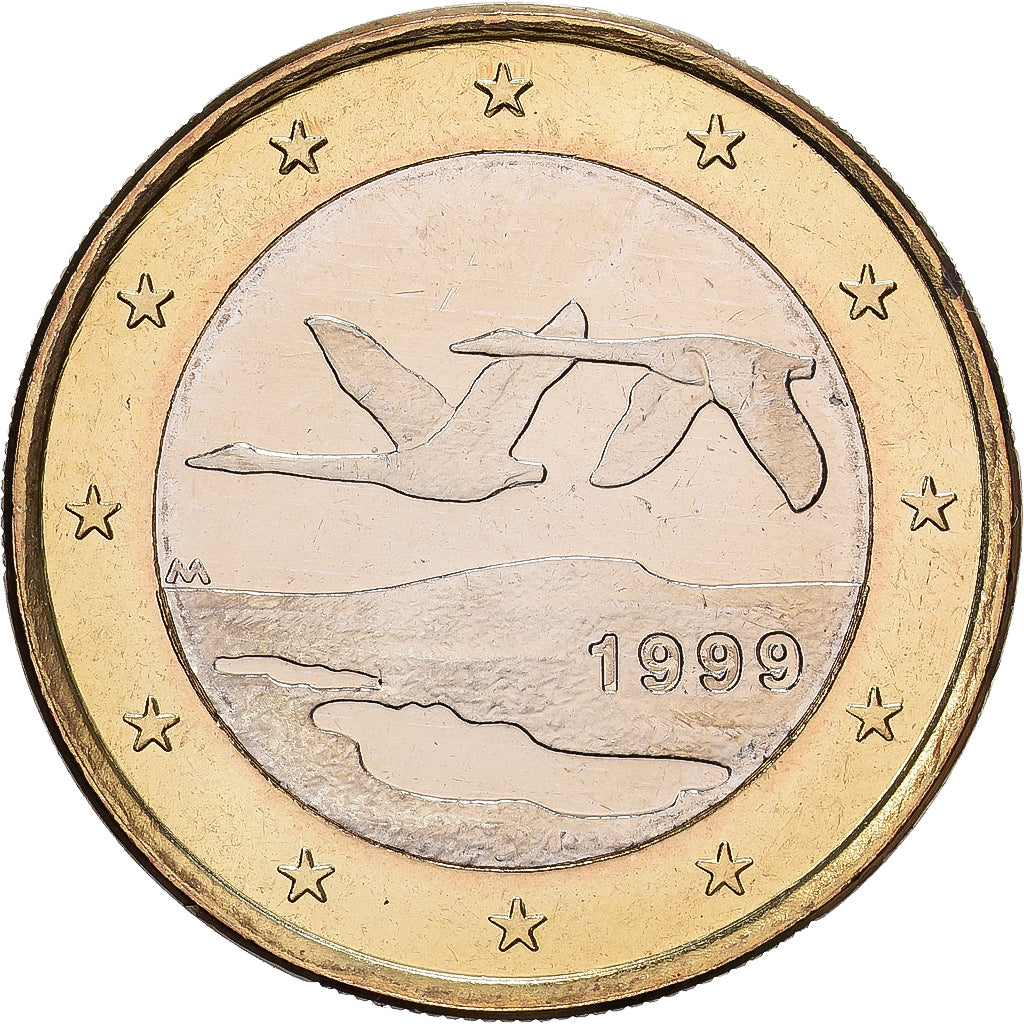Finnland, 1 Euro, 1999, Vantaa, Bi-Metallic, STGL, KM:104
